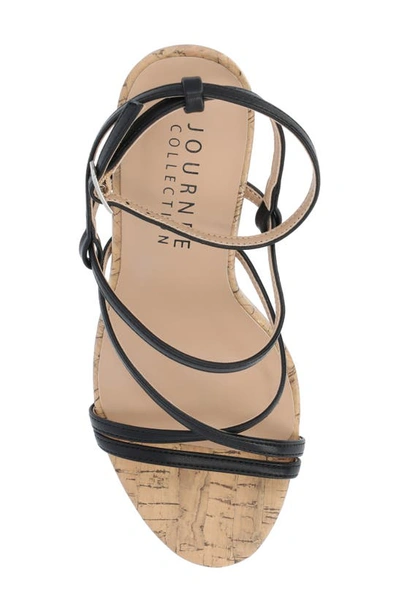Journee Collection Womens Fylissa Heeled Sandals In Black