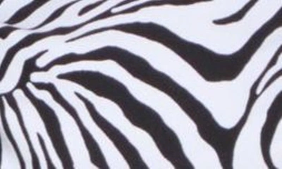 Vyb Tommie Zebra Stripe Bandeau Bikini Top In Black