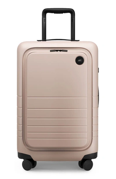 Shop Monos 23-inch Pro Plus Spinner Luggage In Rose Quartz