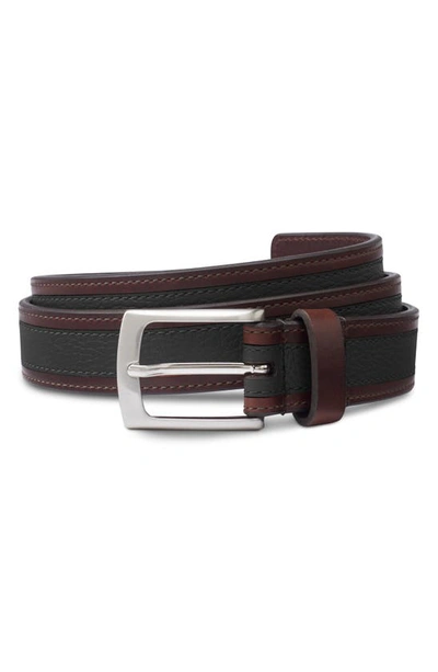 Shop Allen Edmonds Nashua Street Leather Belt In Black