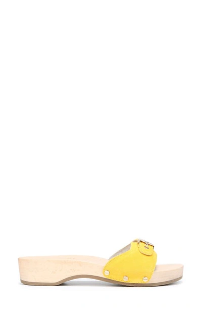 Shop Dr. Scholl's Original Collection Platform Slide Sandal In Yellow