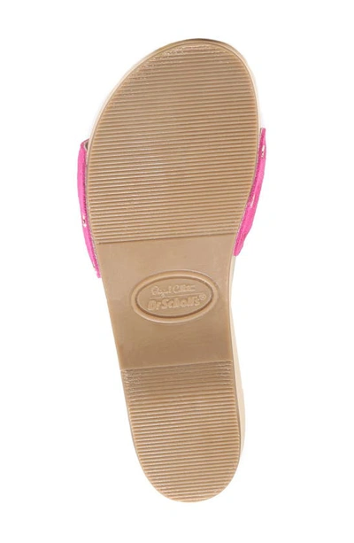 Shop Dr. Scholl's Original Collection Platform Slide Sandal In Pink Yarrow