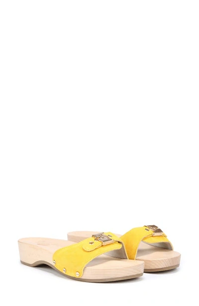 Shop Dr. Scholl's Original Collection Platform Slide Sandal In Yellow