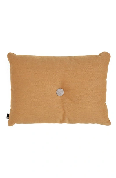 Shop Hay Dot Wool Blend Accent Pillow In Caramel