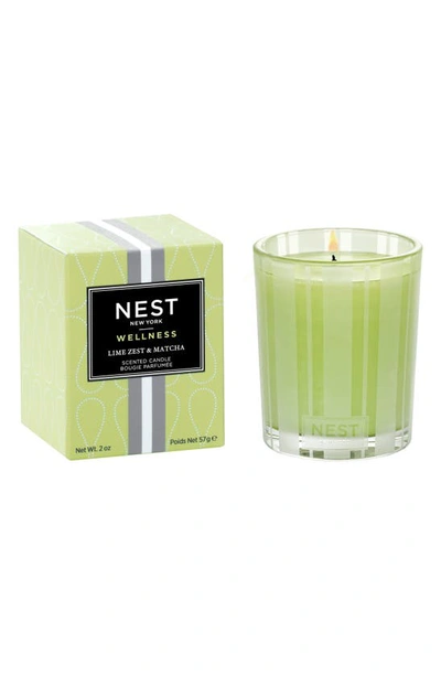 Nest New York Lime Zest & Matcha Votive Candle 2 oz / 70 G In Votive