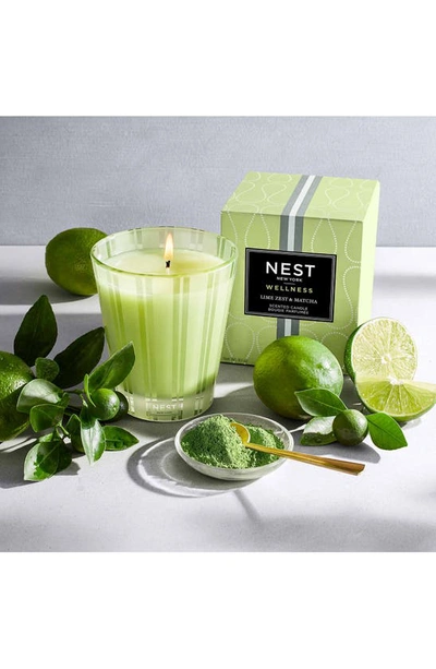 Shop Nest New York Lime Zest & Matcha Candle In Classic