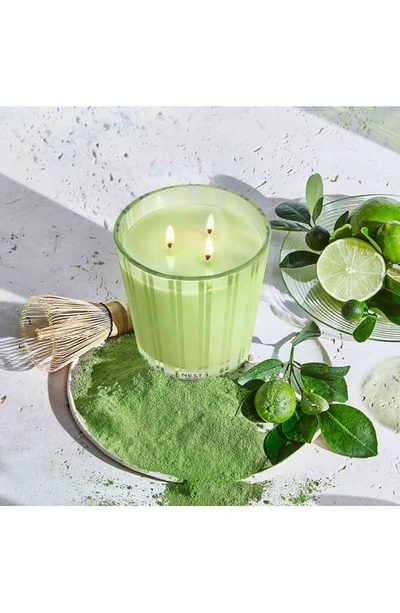 Shop Nest New York Lime Zest & Matcha Candle In 3 Wick