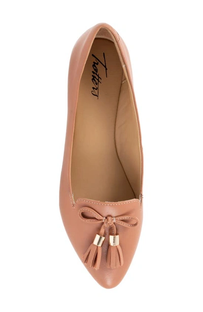 Shop Trotters Hope Flat In Blush