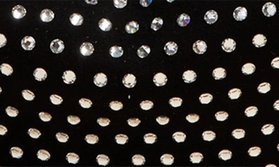 Shop Khaite Medium Olivia Crystal Embellished Suede Hobo Bag In Crystals