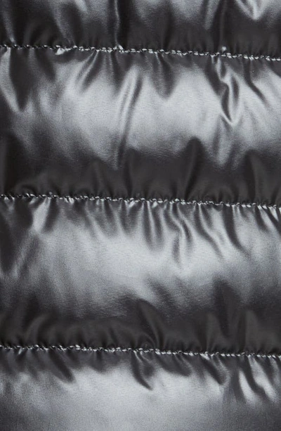 Moncler Arroux Feather Padded Bomber Jacket In Black
