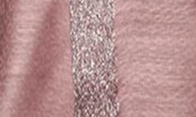 Saachi Shimmer Border Scarf In Purple
