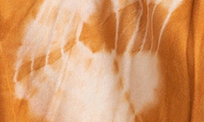 Saachi Tie Dye Ruana In Sienna