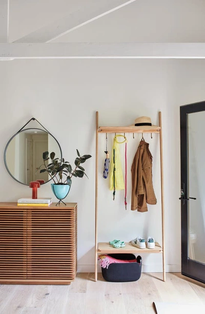Hay Round Strap Mirror In Anthracite