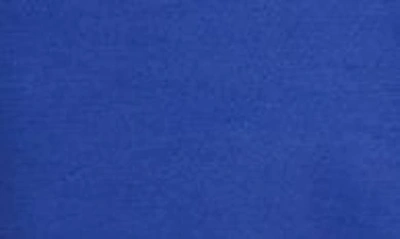 Sam Edelman Mac Water Repellent Cotton Blend Raincoat In Cobalt