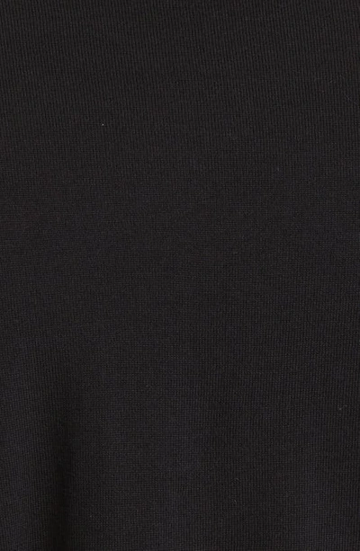 Hugo Boss Virgin Wool Crew-neck Sweater In Black
