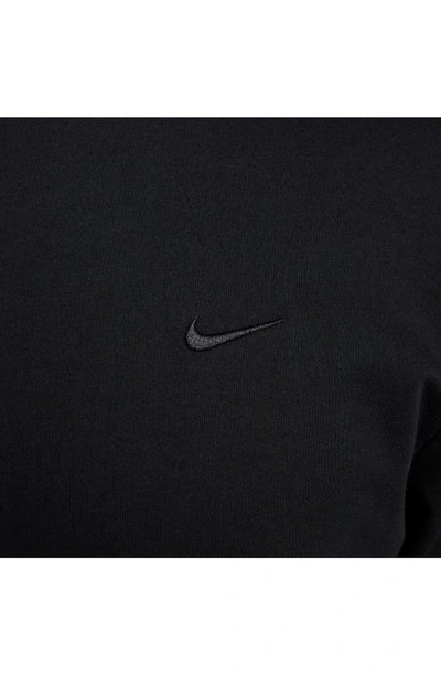 Shop Nike Primary Training Dri-fit Short Sleeve T-shirt In Black/ Black