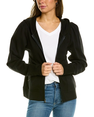 Shop Splendid Josephine Puff Sleeve Jacket In Black
