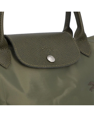 Shop Longchamp Le Pliage Green Nylon Bag