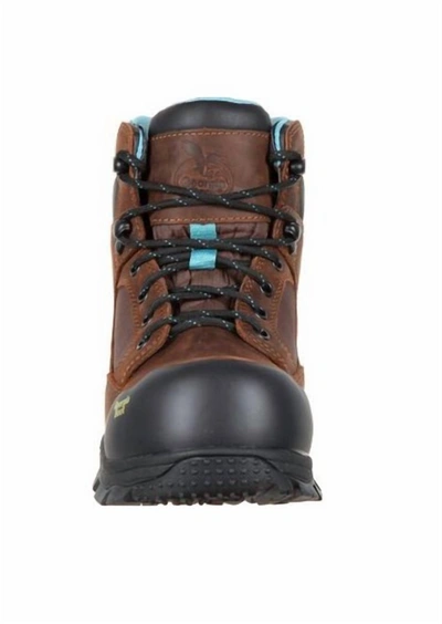 Shop Georgia Boot Blue Collar Women's Composite Toe Waterproof Work Boot - Wide Width In Brown