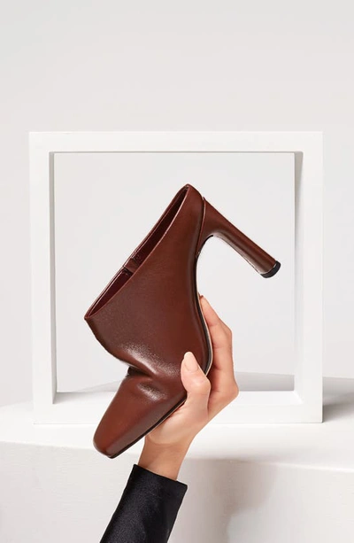 Shop Sarto By Franco Sarto Flexa Slide Leather Mule In Clay
