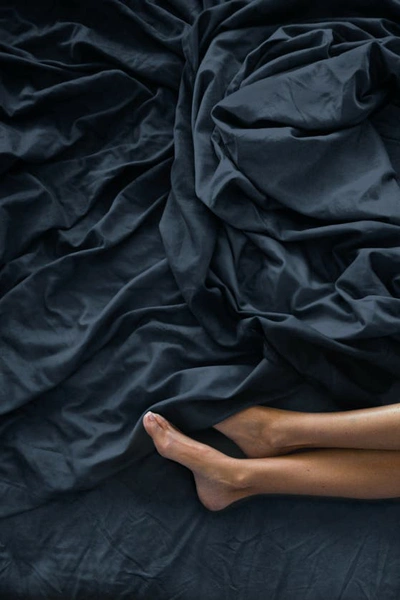 Pg Goods Pillow Guy Luxe Soft 'n Smooth Tencel® Lyocell Sheet Set In Dark Navy