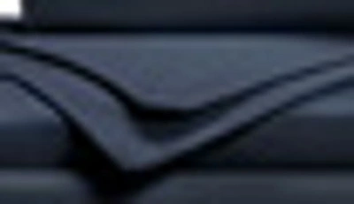 Pg Goods Classic Cool Crisp Cotton Duvet Set In Dark Navy