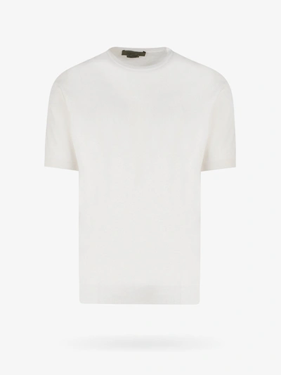 Shop Corneliani T-shirt In White