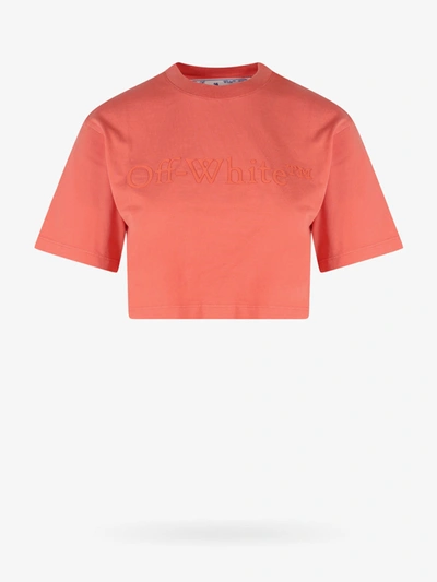 Shop Off-white T-shirt In Orange