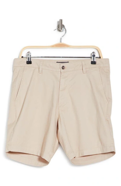 Shop Slate & Stone Stretch Cotton Chino Shorts In Sand