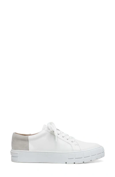 Linea Paolo Kenzi Platform Sneaker In Eggshell/ Off White