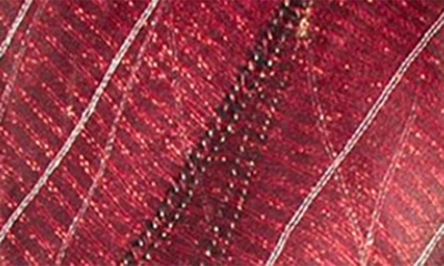 Saachi Gauzy Shimmering Silk Scarf In Red
