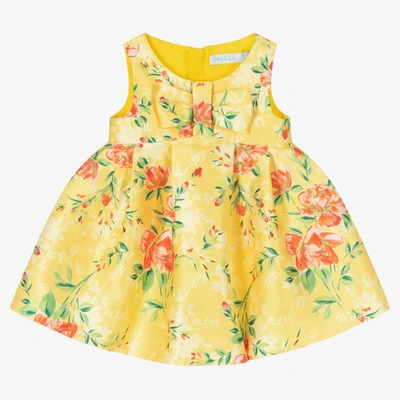 Shop Abel & Lula Baby Girls Yellow Floral Dress