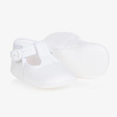 Shop Paz Rodriguez Ivory T-bar Pre-walkers In White