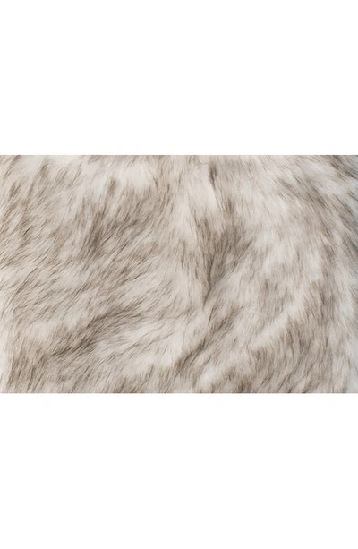 Shop Luxe Laredo Set Of 2 Faux Fur Seat Cushions In Gradient Chocolate