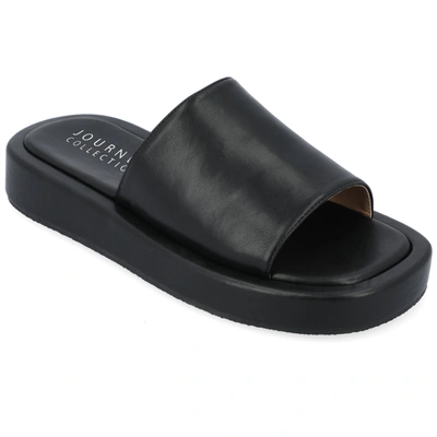 Journee Collection Collection Women's Tru Comfort Foam Denrie Sandals In Black