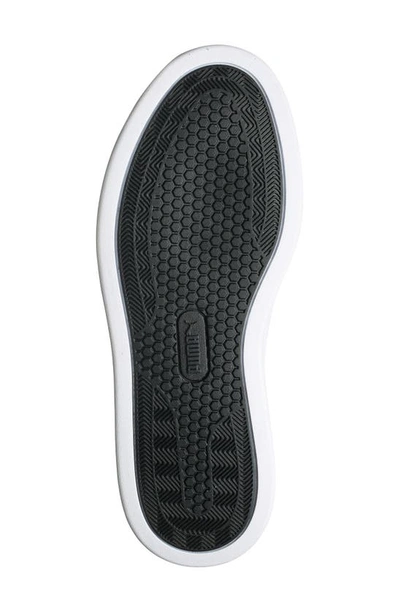 Puma Smash V3 Platform Sneaker In White-black-gold