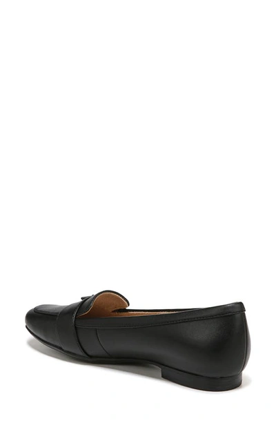Naturalizer Kayden Buckle Loafer In Black Smooth Synthetic