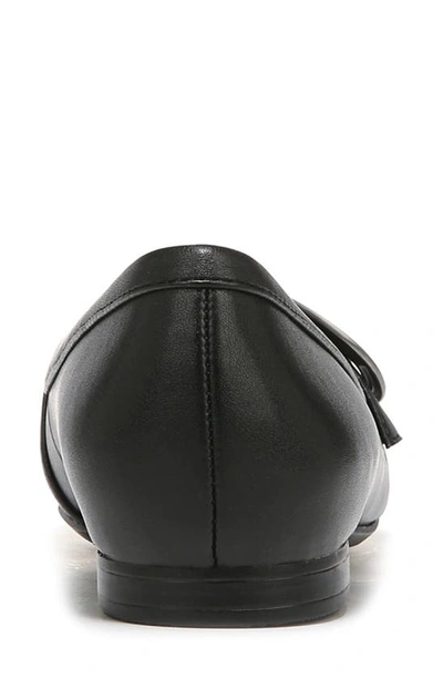Naturalizer Kayden Buckle Loafer In Black Smooth Synthetic
