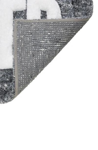 Vcny Home Get Naked Statement Bath Rug In Charcoal