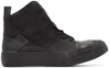 BORIS BIDJAN SABERI Black Leather Bamba 1 High-Top Sneakers