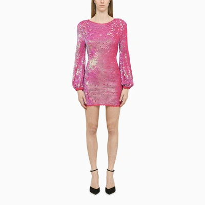 Shop Retroféte Iridescent Lilac/pink Short Dress