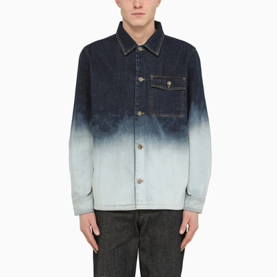 Shop A.p.c. | Light Blue Shaded Denim Shirt