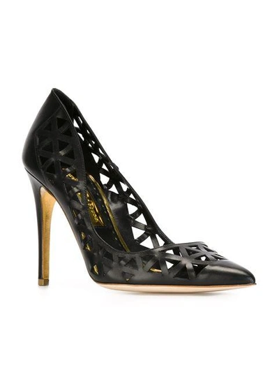 Shop Rupert Sanderson 'roi' Lasercut Pumps