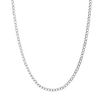 Shop Aurate New York Large Gold Curb Chain Necklace In White