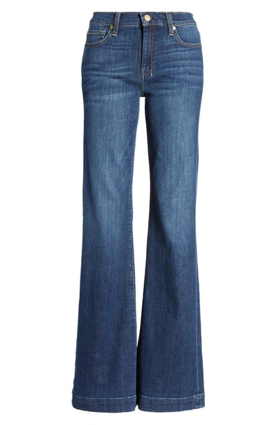 7 For All Mankind Frayed Faded Low-rise Bootcut Jeans In Nordica