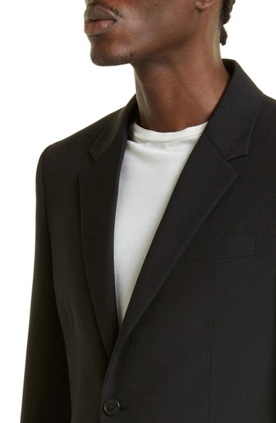 Shop Off-white Corp Slim Fit Wool Sport Coat In Black