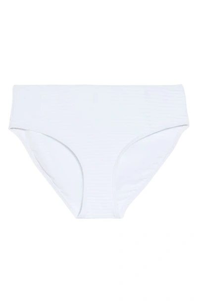 Shop Sea Level Textured Bikini Bottoms In White