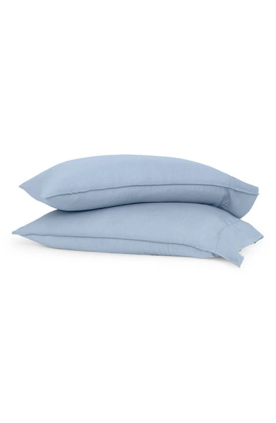 Shop Buffy Breeze Eucalyptus Pillowcases In Light Blue