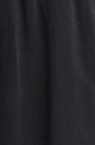 Bella Dahl Smock Waist Wide Leg Pants In Vintage Black