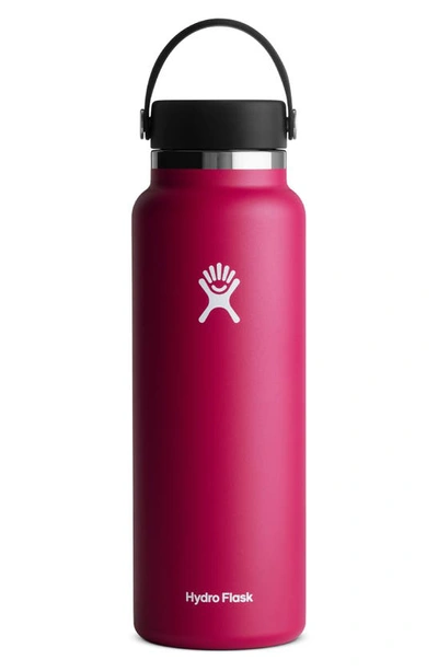 Shop Hydro Flask 40-ounce Wide Mouth Cap Water Bottle In Snapper
